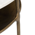 Zuo Bild Coffee Table White & Brass