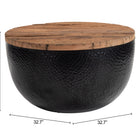 Zuo Duskan Storage Coffee Table Natural & Black