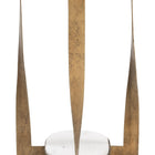 Zuo Orion Accent Table White & Brass