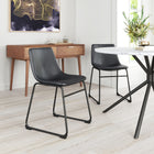 Zuo Smart Dining Chair (Set of 2) Black