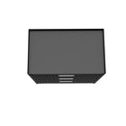 Manhattan Comfort Fortress Modern 30" Rolling Garage Cabinet in Charcoal Gray (3-Drawer)