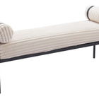 Zuo Barrow Bench Cream