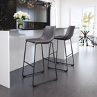 Zuo Smart Barstool (Set of 2) Charcoal