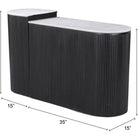 Zuo Ormara Console Table Set (2-Piece) White & Black