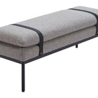Zuo Padd Bench Gray