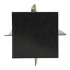 Zuo Noara Accent Table Black & Brass