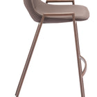 Zuo Desi Barstool (Set of 2) Brown & Walnut