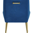 Zuo Maxine Dining Chair Navy Blue & Gold