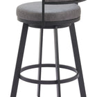 Zuo Gimsby Swivel Barstool Gray