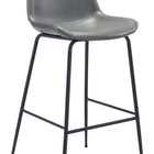 Zuo Byron Barstool Gray