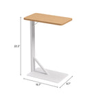 Zuo Pebble Side Table White