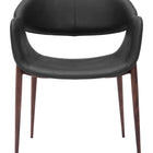 Zuo Limay Dining Chair (Set of 2) Black & Walnut