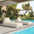 Zuo Kalm Chaise Lounge Beige