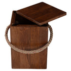 Zuo Omaga Storage Side Table Walnut