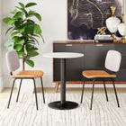 Zuo Alto Bistro Table White & Black