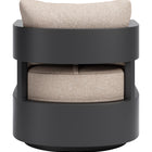 Zuo Foret Swivel Chair Black