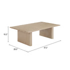 Zuo Duna Coffee Table Natural