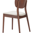 Zuo Kellua Dining Chair (Set of 2) Beige & Walnut