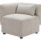 Zuo Simu Corner Chair Dune Greige