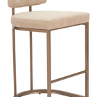 Zuo Velar Counter Stool (Set of 2) Beige