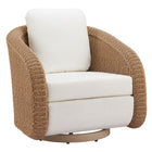 Zuo Solara Swivel Chair Ivory