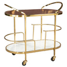Zuo Antalya Bar Cart Multicolor