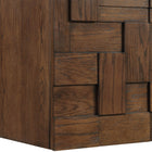 Meridian Furniture Leonardo 30" White Engineered Stone And Solid Wood Wall Mounted Bathroom Vanity