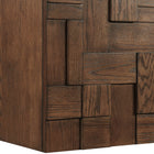 Meridian Furniture Leonardo 36" White Engineered Stone And Solid Wood Wall Mounted Bathroom Vanity