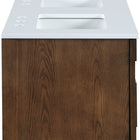 Meridian Furniture Leonardo 48" White Engineered Stone And Solid Wood Wall Mounted Bathroom Vanity (Copy)