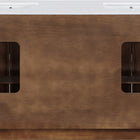 Meridian Furniture Willard 60" White Engineered Stone And Solid Wood Bathroom Vanity