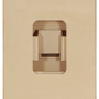 Meridian Furniture Willard 24" White Engineered Stone And Solid Wood Bathroom Vanity
