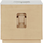 Meridian Furniture Willard 36" White Engineered Stone And Solid Wood Bathroom Vanity
