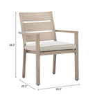 Zuo Reefline Dining Chair (Set of 2) Green