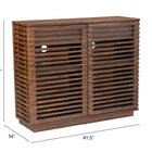 Zuo Linea Cabinet Walnut