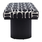 Zuo Botoia Bench Black & White