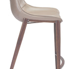Zuo Magnus Counter Stool (Set of 2) Brown & Walnut