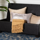 Baxton Studio Roanoke Contemporary Dark Brown Ottoman