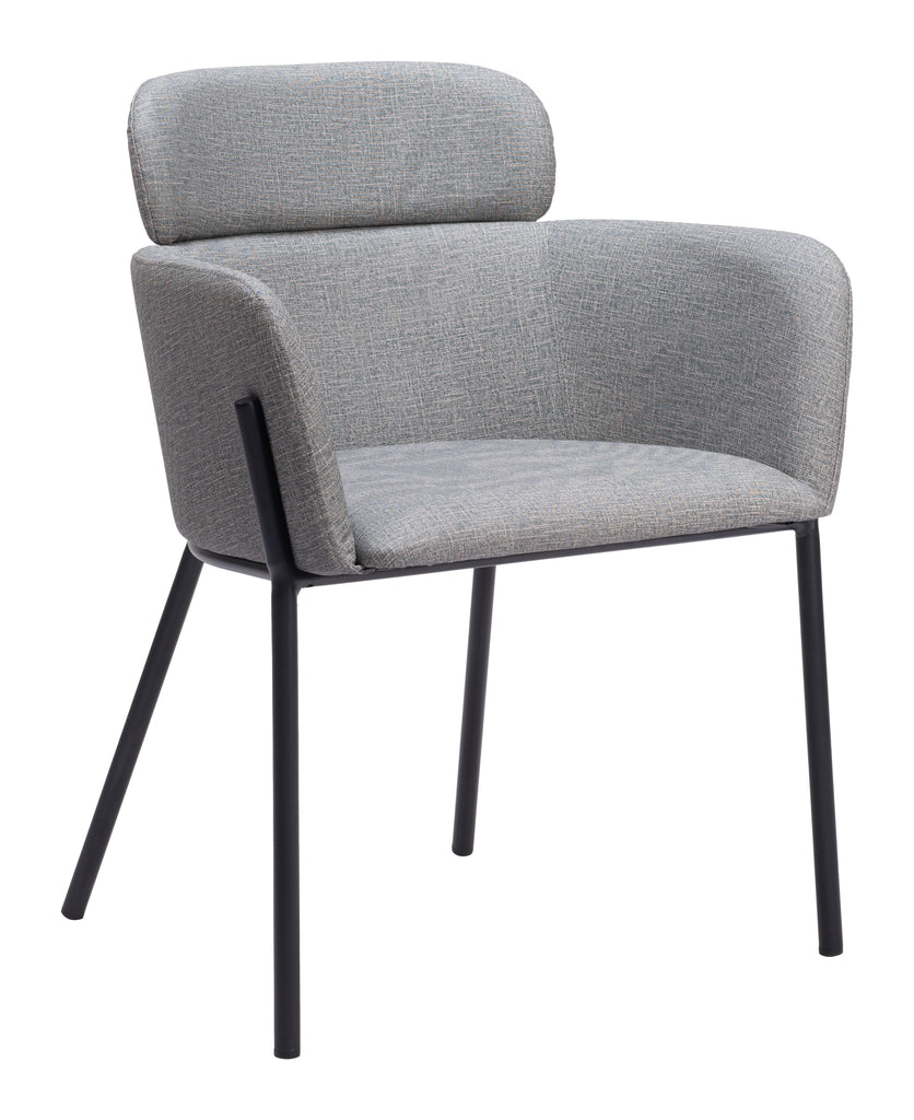 Zuo Bremor Dining Chair (Set of 2) Slate Gray