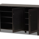 Baxton Studio Warren Espresso Shoe-Storage Cabinet