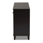Baxton Studio Warren Espresso Shoe-Storage Cabinet