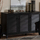 Baxton Studio Warren Espresso Shoe-Storage Cabinet
