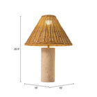 Zuo Kintal Solar Table Lamp Natural