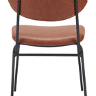 Zuo Charon Dining Chair (Set of 2) Vintage Brown