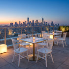 Zuo Caliza Dining Table White & Gold