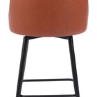 Zuo Keppel Swivel Counter Stool Brown