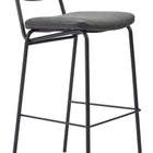 Zuo Charon Barstool (Set of 2) Vintage Black