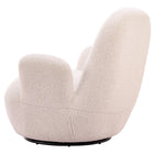Zuo Lunet Swivel Chair Ivory