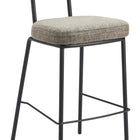 Zuo Kede Barstool Green Tweed