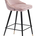 Zuo Piccolo Barstool Pink