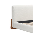 Zuo Baris King Bed Ivory